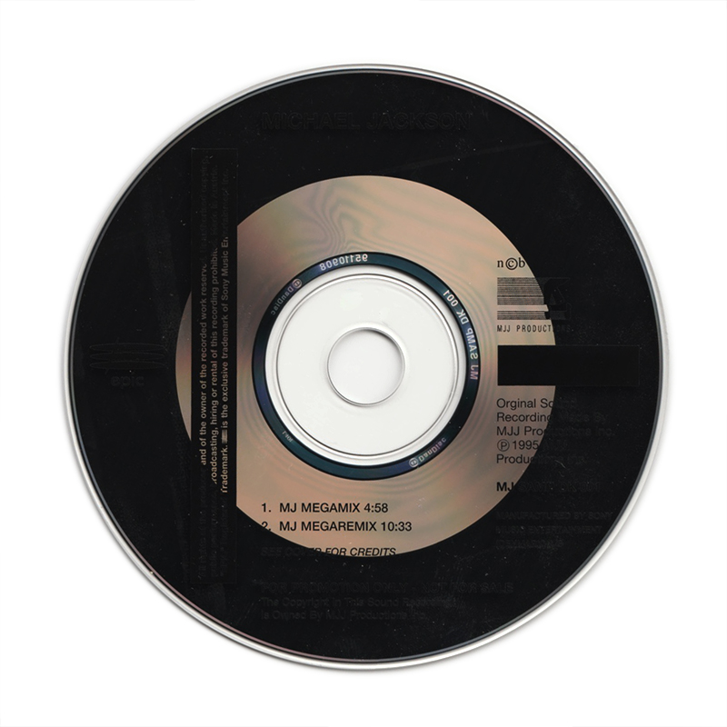 Michael Jackson | Megamix / Megaremix | CD single PROMO (MJ SAMP